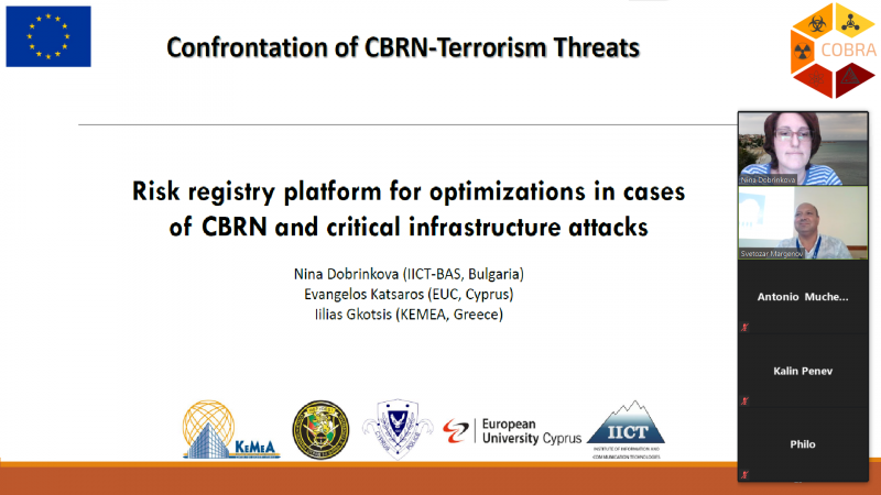 Participation in the 13th International Conference on LSSC 2021 (screen image)